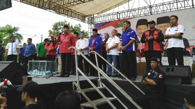 Nalim – Khafied Deklarasi, Ipang dan Silvy Menghibur