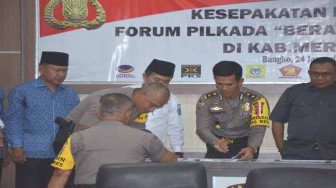 Jelang Pilkada 2018, Tim Polres Merangin Patroli di Medsos