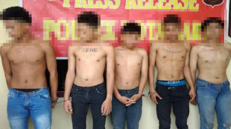 Merampok Mahasiswa, Lima Pemuda Dibekuk