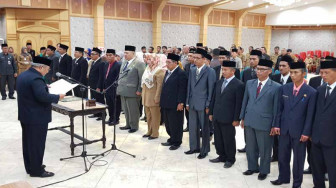 Bupati Tanjabbar Lantik 37 Pejabat Eselon lll dan lV