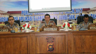 Wakapolda Jambi Buka Sosialisasi Perkap Nomor 8 Tahun 2017