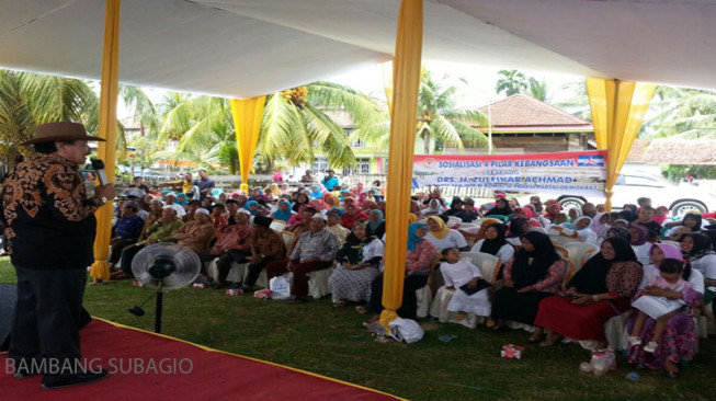 Zulfikar Achmad, Sosialisasi Empat Pilar di Dusun Empelu Bungo