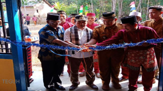 Bupati Merangin Resmikan Kegiatan Fisik Desa 2017