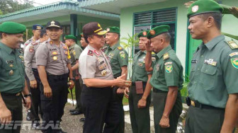 Kapolda Jambi Kunjungi Makodim 0420/Sarko