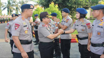 Kapolda Pimpin Apel di Mako Brimob