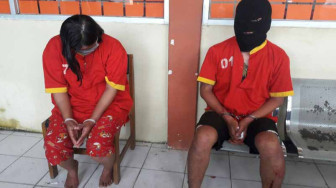 Maling Motor, Sepasang Kekasih Dibekuk