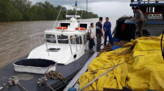 Bawa Ratusan Koli Barang Tanpa Manaifest, KM Mitra Jaya Diamankan