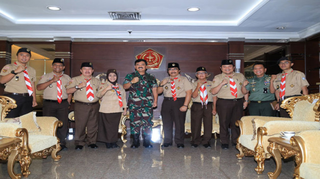 Malam Ini, Panglima TNI Membuka Rakernas Gerakan Pramuka