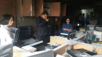 Ruang BKSAP DPR RI Terbakar