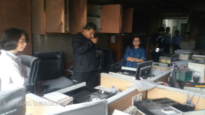 Ruang BKSAP DPR RI Terbakar