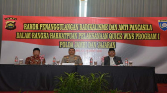 Polda Jambi Gelar Rakor Penanggulangan Radikalisme