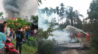 Dua Rumah di Mekar Jaya Terbakar