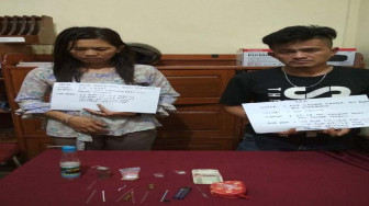 Edarkan Shabu, Pasutri Kampung Baru Diciduk Polisi