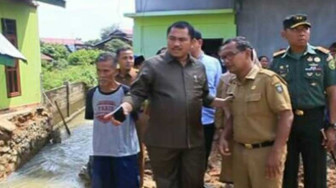 Bupati Bungo Kunjungi Lokasi Pembongkaran Bangunan Liar