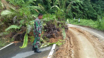 Jalan Bangko Kerinci Longsor