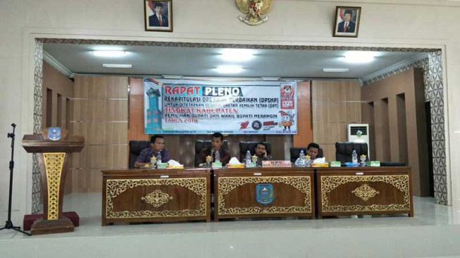 Jumlah DPT Merangin Untuk Pilkada 2018 Sebanyak 245.722