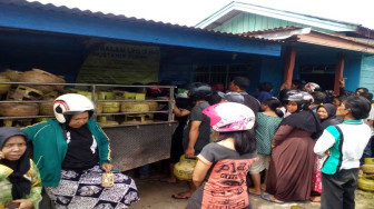 Di Kota Kuala Tungkal Gas Melon Kembali Langka
