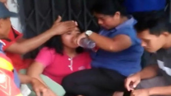 Setelah Novita Terbakar Hebat, Giliran Karyawati Tropi Kesurupan