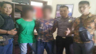 Nekat…. Dua Pemuda Maling Motor di Mesjid