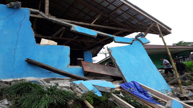 Gempa Skala 4,4SR, Ratusan Bangunan Rusak di Banjarnegara