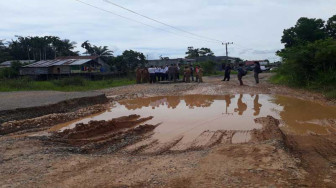 Ini Kondisi Jalan Alternatif Truk Batubara