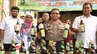 Polda Jambi Amankan Ribuan Jamu Ilegal