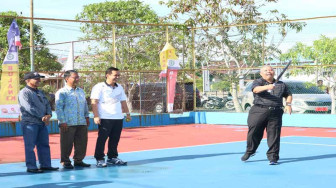 Bupati Safrial Tutup Kejuaraan Tenis Piala K3