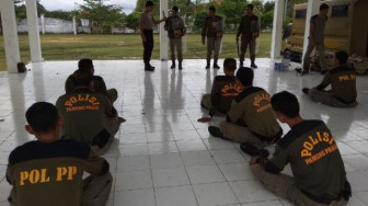 Jajaran Pol PP Tebo Ikuti Pelatihan Dalmas