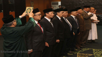 Pimpinan MPR RI Lantik Tujuh Anggota MPR PAW