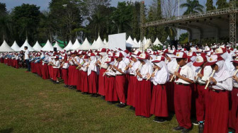 Ratusan Pelajar Kota Jambi Peringati Hari Pendidikan Nasional