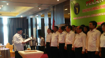 Fachrori Lantik Kepengurusan LP3KD Jambi