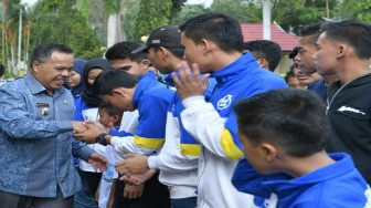 57 Atlet Taekwondo Pelajar Merangin Ikuti Kejuaraan Walikota Sungai Penuh Cup 2018