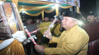 Festival Arak Arakan Sahur 1439 H di Kuala Tungkal Dilepas Bupati