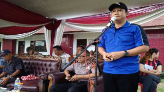 Wabup BBS Buka Turnamen Sepakbola HUT Porses