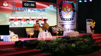 Debat Publik Pilkada Merangin Dijaga Ketat