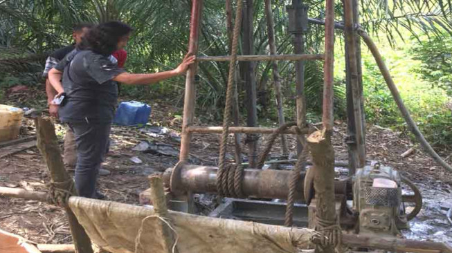 Penertiban Illegal Driling Nyaris Ricuh