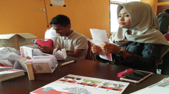Ribuan Lembar Kertas Suara Pilkada Merangin Rusak