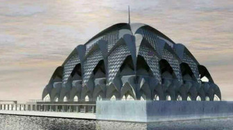 Pembangunan Masjid Raya Al Jabbar Bandung Dimulai