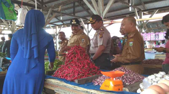 Stok Sembako di Pasar Tradisional Sarolangun Aman