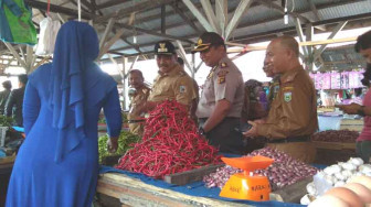 Stok Sembako di Pasar Tradisional Sarolangun Aman
