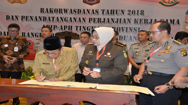 Plt Gubernur : APIP dan APH Harus Bersinergi Berantas Korupsi