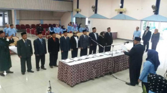 Rasman Lantik Pejabat Eselon IV RRI Jambi