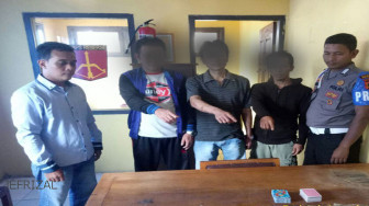Asik Bermain Judi, Warga Sungai Tebal Dibekuk Polisi