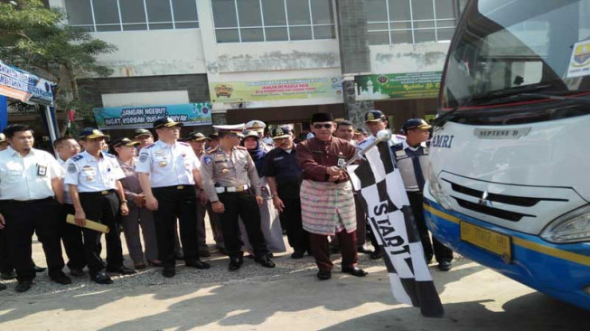 Sekda Himbau Pemudik Gunakan Angkutan Umum