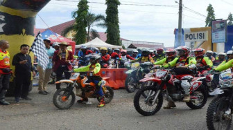 Bupati Merangin Lepas Bhayangkara Adventure 2018