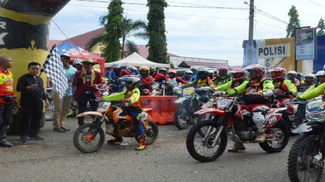 Bupati Merangin Lepas Bhayangkara Adventure 2018