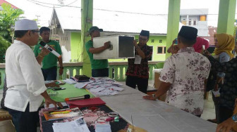 Di TPS 013 Handil Jaya Pasangan Fasha-Maulana Ungguli Sani-Izi