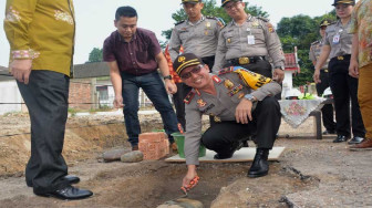 Kapolda Jambi Letakkan Batu Pertama Pembangunan RS Bhayangkara Jambi