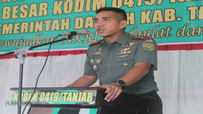 Bupati Hadiri Halal Bihalal Keluarga Besar Kodim 0419 Tanjab