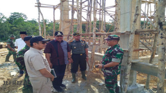 Danrem 042/Gapu Jambi Tinjau Pembangunan Kawasan Terpadu SAD